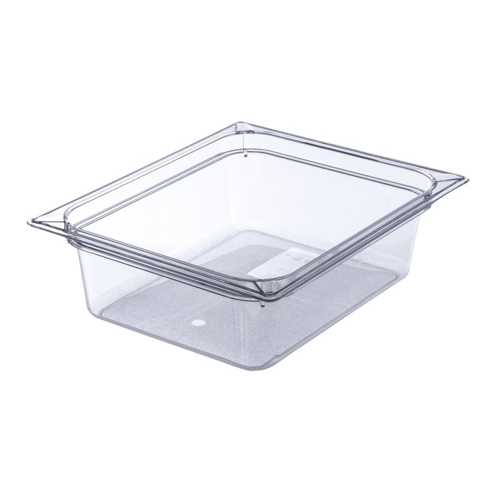 StorPlus 1/2-Size Plastic Food Pans, 4inH x 10 3/8inW x 12 3/4inD, Clear, Pack Of 6 MPN:10221B07