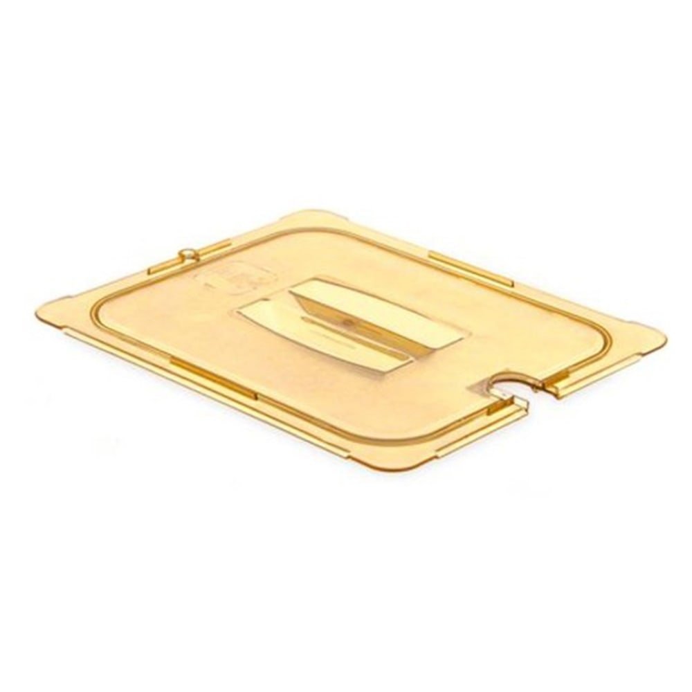 Carlisle StorPlus Cover For 1/2-Size Food Pans, 1/2inH x 10-3/8inW x 12-3/4inD, Amber MPN:10431U13