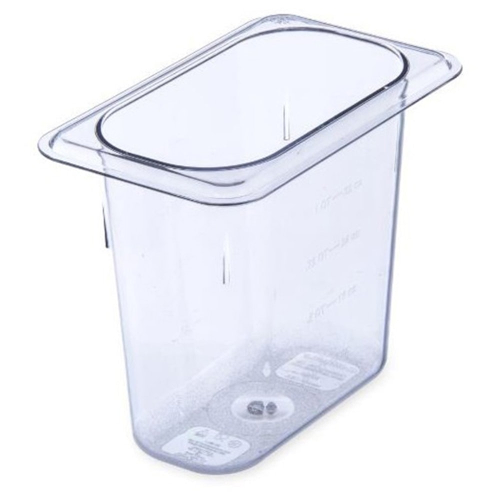 Carlisle 1/9 Size 6inD StorPlus Food Pan, Clear MPN:3068807