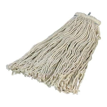 18 in Flat Mop, Screw On Connection, Cut-End, Natural, PK12 MPN:369024C00
