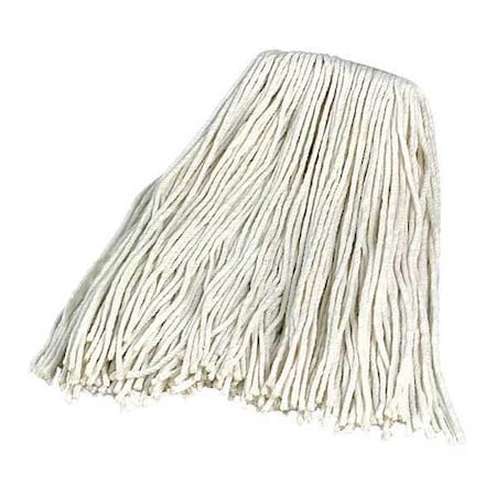 Narrow Flat Mop, Cut-End, White, PK12 MPN:369066B00