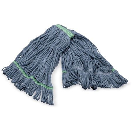 Anti-Microbial Mop, Looped-End, Blue, 369320M14 MPN:369320M14