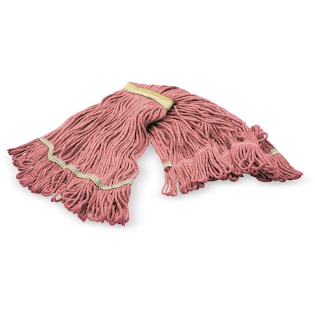 Small Looped End Mop, Red W/ Yellow Band, 369411B05 MPN:369411B05