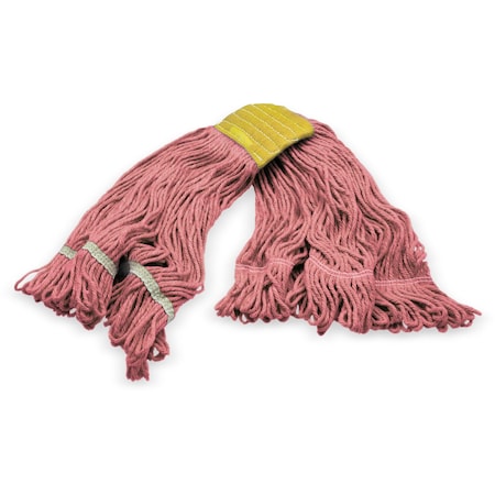 Small Looped End Mop, Red W/ Yellow Band, 369412B05 MPN:369412B05