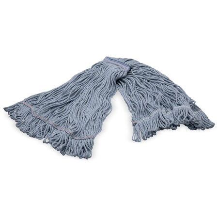 Looped End Mop, XL, Blue w/Blue Band, 4ply MPN:36942914