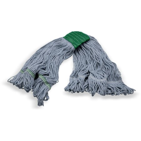Looped-End Mop M, Blue, Natural w/Green MPN:369551B14