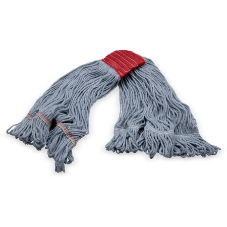 Looped-End Mop, L, Blue Natural w/Red Band MPN:369553B00