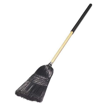 Warehouse/Janitor Broom, Black, 57in, PK12 MPN:4167903