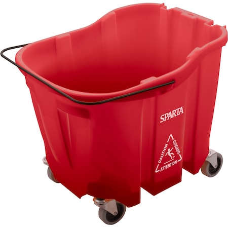 Mop Bucket Only, 35qt, Red MPN:7690405