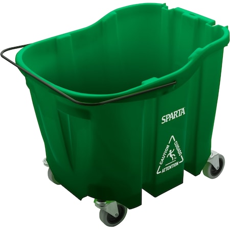 Mop Bucket Only, 35qt, Green MPN:7690409
