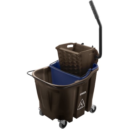 Mop Bucket Combo, 35qt, Side Press Wring MPN:9690401