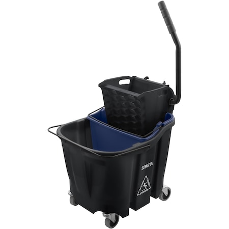 Mop Bucket Combo, 35qt, Side Press Wring MPN:9690403