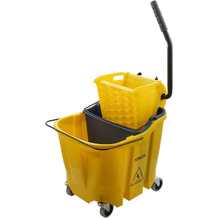 Mop Bucket Combo, 35qt, Side Press Wring MPN:9690404