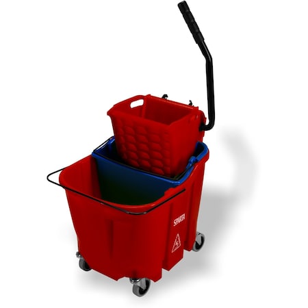 Mop Bucket Combo, 35qt, Side Press Wring MPN:9690405