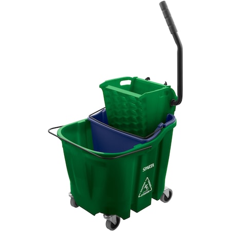 Mop Bucket Combo, 35qt, Side Press Wring MPN:9690409