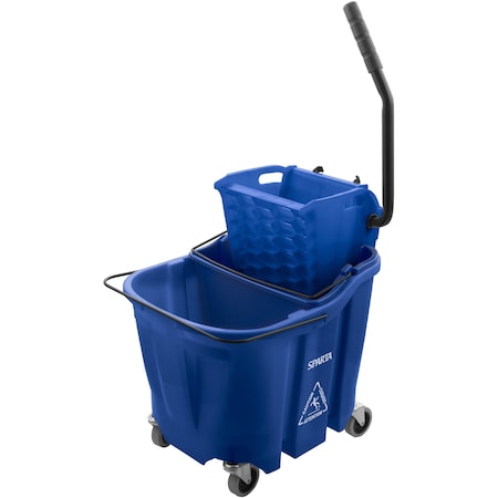 Mop Bucket Combo, 35qt, Side Press Wring MPN:9690414