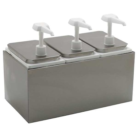 Condiment Pump, 12 1/2 in H, SS MPN:38503