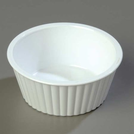 Fluted Ramekin, 4.5 oz Cap., White, PK48 MPN:0845GR02