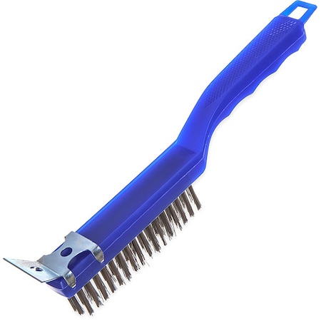 Scratch Brush, 11.4 in L, Plastic Handle MPN:4067200