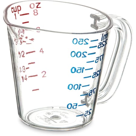 Commercial Measuring Cup, 1 c, Clr, PK12 MPN:4314107