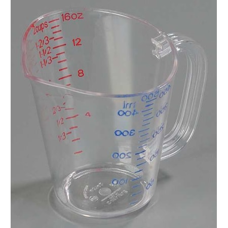 Measuring Cup, Clear, Plastic, PK6 MPN:4314207