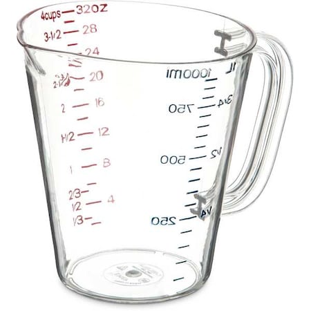 Measure Cup, Clear, 1 qt MPN:4314307