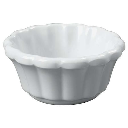 Scalloped Ramekin, 1 oz Cap., White, PK48 MPN:43942GR02