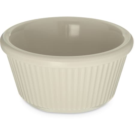 Melamine Fluted Ramekin, 3 oz., Bone, PK4 MPN:S282-842
