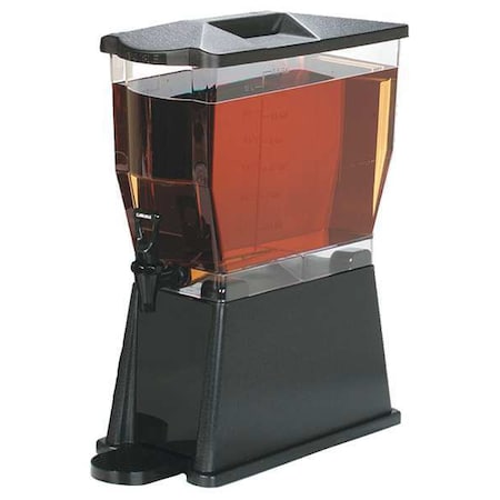 Beverage Dispenser, Single, 3 Gal, Black MPN:1085203