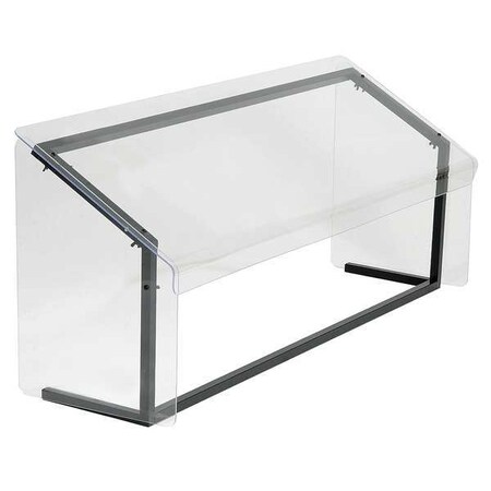 Sneeze Guard, 48x25.5x18 in, Black MPN:914803