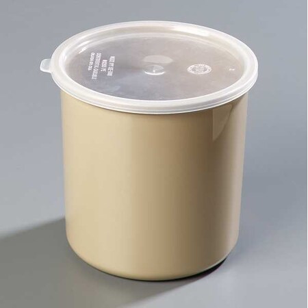 Food Crock with Lid, 6.75 in H, Beige, PK6 MPN:0302GR06