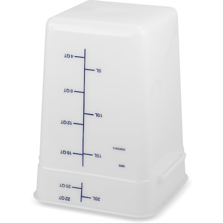 Food Storage Container, 12 qt, White MPN:11966PE02