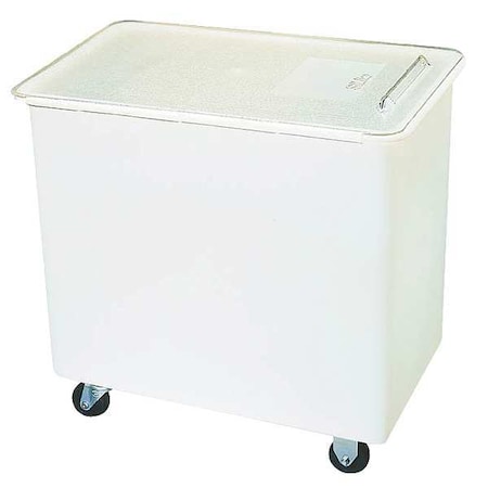 36 gal Ingredient Bin w/Sliding Lid, White, polycarbonate MPN:BIN3602