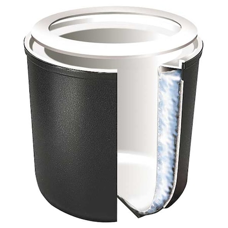 Food Crock, 2 Qt Cap, Black, Incl. Coaster MPN:CM103003