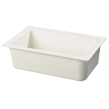 Full Size Food Pan, 15 Qt Cap, White MPN:CM110002