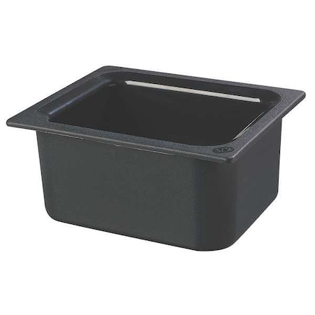 Half Size Food Pan, 6 Qt Cap, Black MPN:CM110103