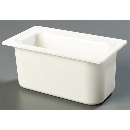 Third Size Food Pan, 4 Qt Cap, White MPN:CM110202