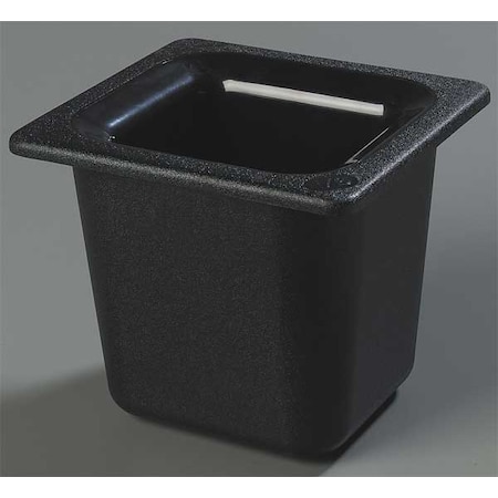 Sixth Size Food Pan, 1.6 Qt Cap, Black MPN:CM110403