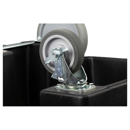 Cateraide, Tall Ice Caddy, 2 Casters, Blk MPN:IC2250T03