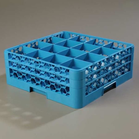 Glass Rack w/2 Extenders, 16 Comp, PK3 MPN:RG16-214