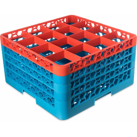 The 16 Compartment Divided Glass Rack MPN:RG16-4C412