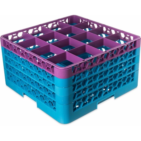 The 16 Compartment Divided Glass Rack MPN:RG16-4C414