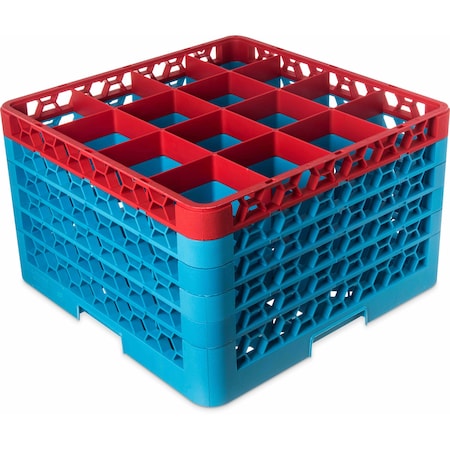 The 16 Compartment Divided Glass Rack MPN:RG16-5C410