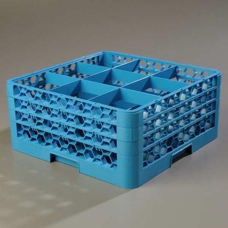Glass Rack w/3 Extenders, 9 Comp, PK2 MPN:RG9-314