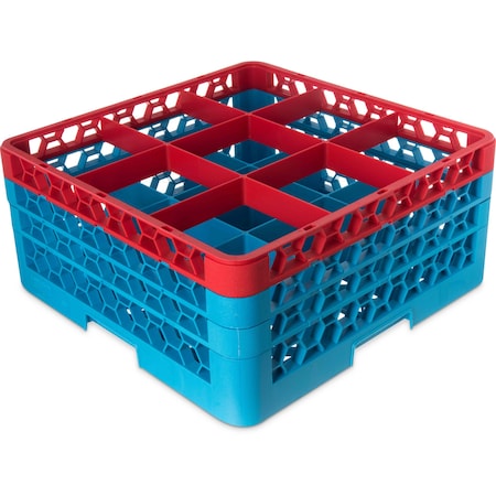 The 9 Compartment Divided Glass Rack MPN:RG9-3C410
