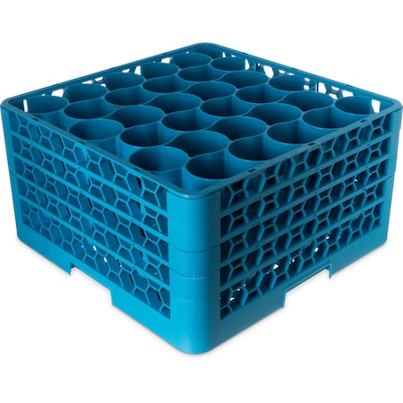 OptiClean Glass Rack w/3 Ext 30 Comp, PK2 MPN:RW30-214