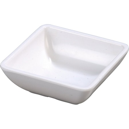 Melamine Square Ramekin, 2 oz, White MPN:086002