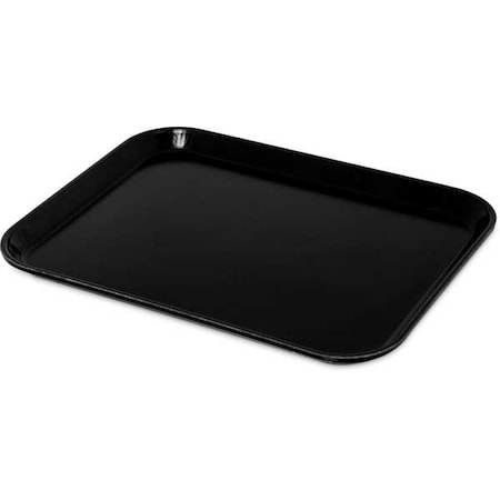 Cafeteria Tray, 13 3/4 in L, Black MPN:1410FG004