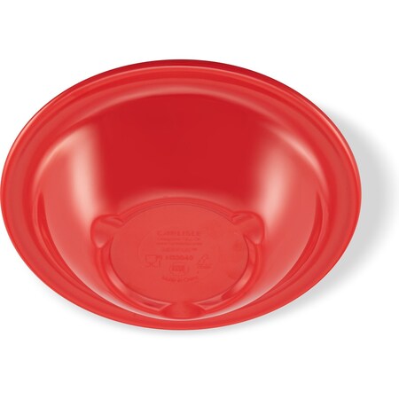 Melamine Rim Bowl, 6 oz., Red, PK48 MPN:3304005