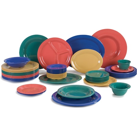 Melamine Rim Fruit Bowl, 4.5 oz., Red, PK48 MPN:3304205